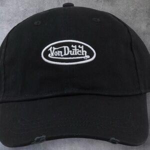 VON DUTCH Strapback Hat Black
